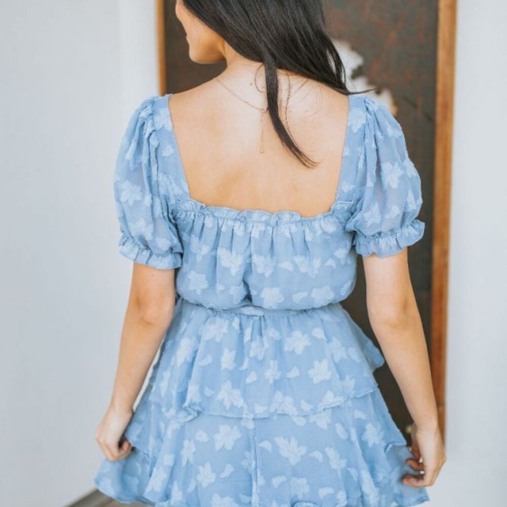 Lush Dress In Blue - Picture 2 of 4